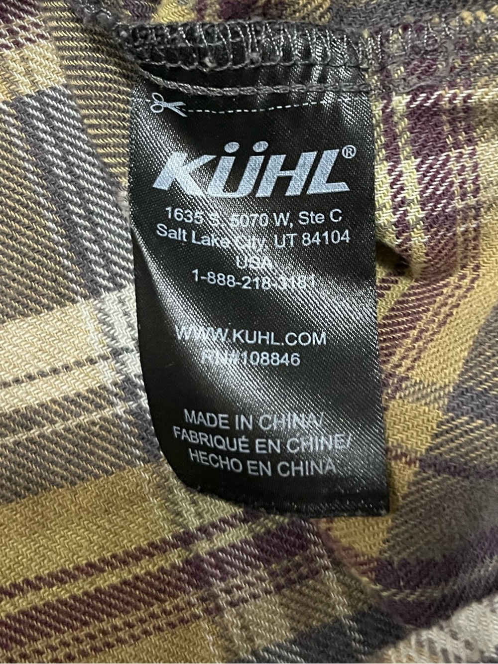 KÜHL Fugitive Flannel Shirt | Men’s Medium | Button Down | Outdoor - Picture 5 of 10